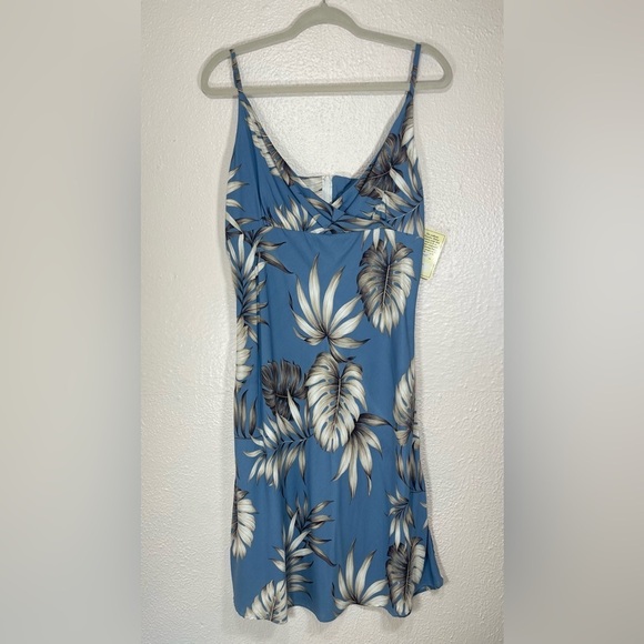 Paradise Motion Hawaiian Leaf Print Sleeveless Dress Women’s 2XL Made in Hawaii - Picture 14 of 14